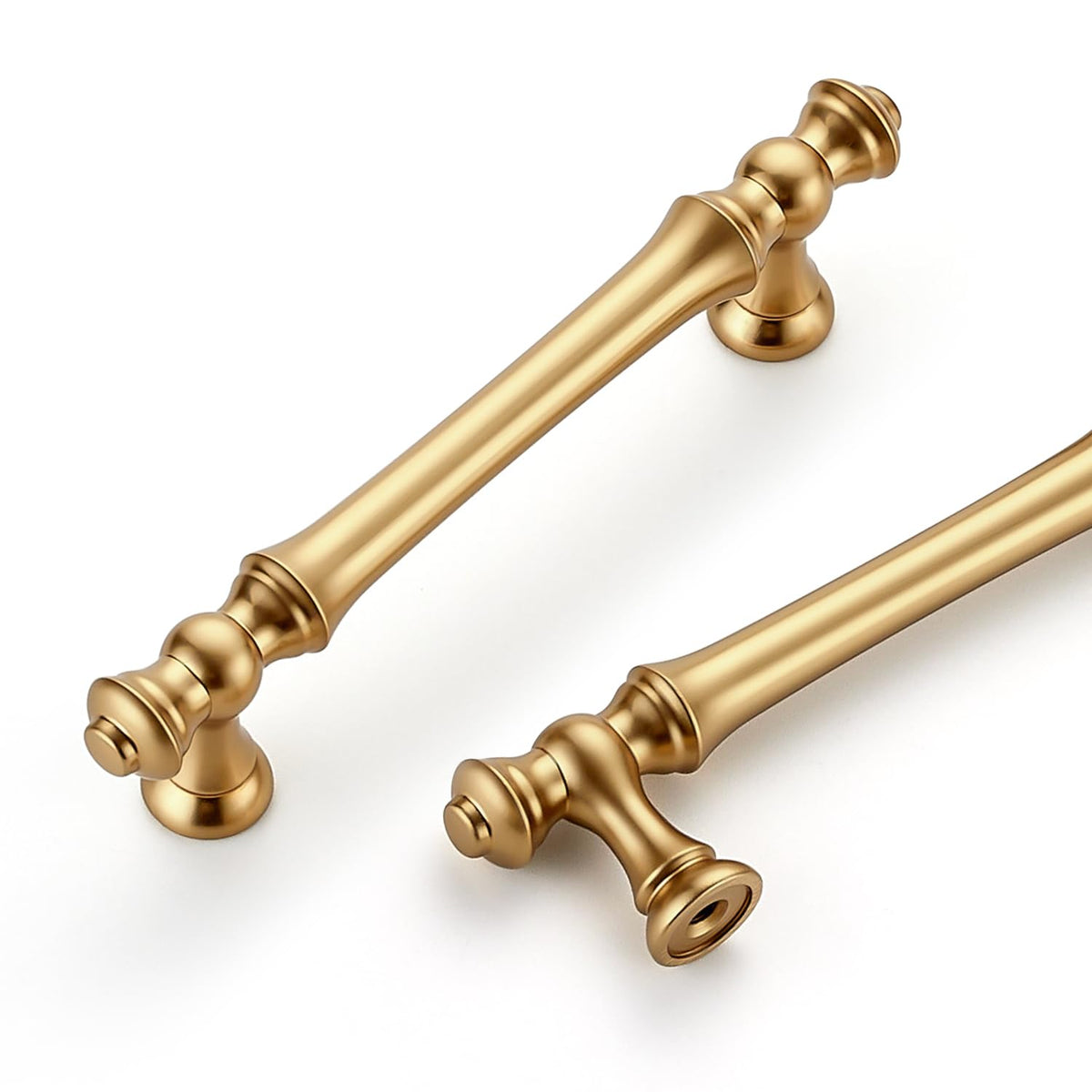 Champagne Bronze Cabinet Pulls Drawer Pulls, 3-3/4 Inch, 6 Pack