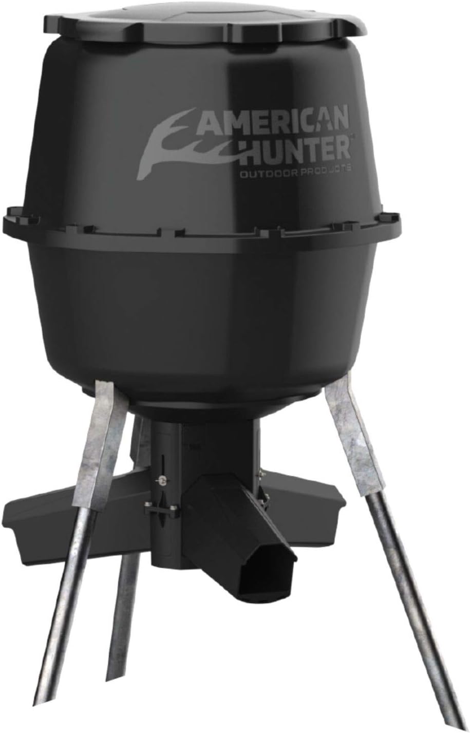 30-Gallon Nesting Hopper Gravity Deer Feeder – Maintenance-Free Tripod Game Feeder