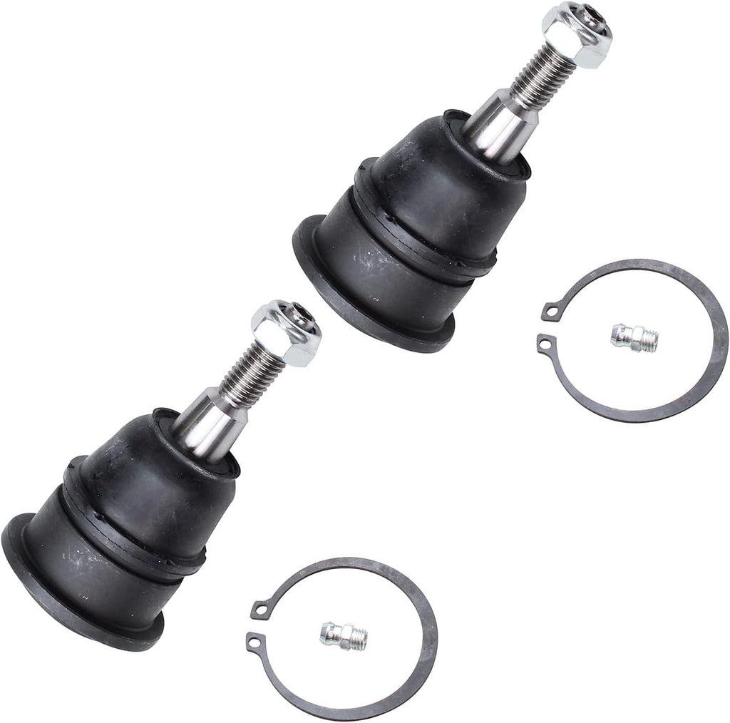 Detroit Axle - 4pc Front Upper Lower Ball Joints for 01-10 Silverado 2500HD