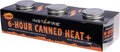 InstaFire 6-Hour Canned Heat (3-Pack) Camping, Camp Stove Cooking Food, Canned Heat, Nontoxic for Emergency