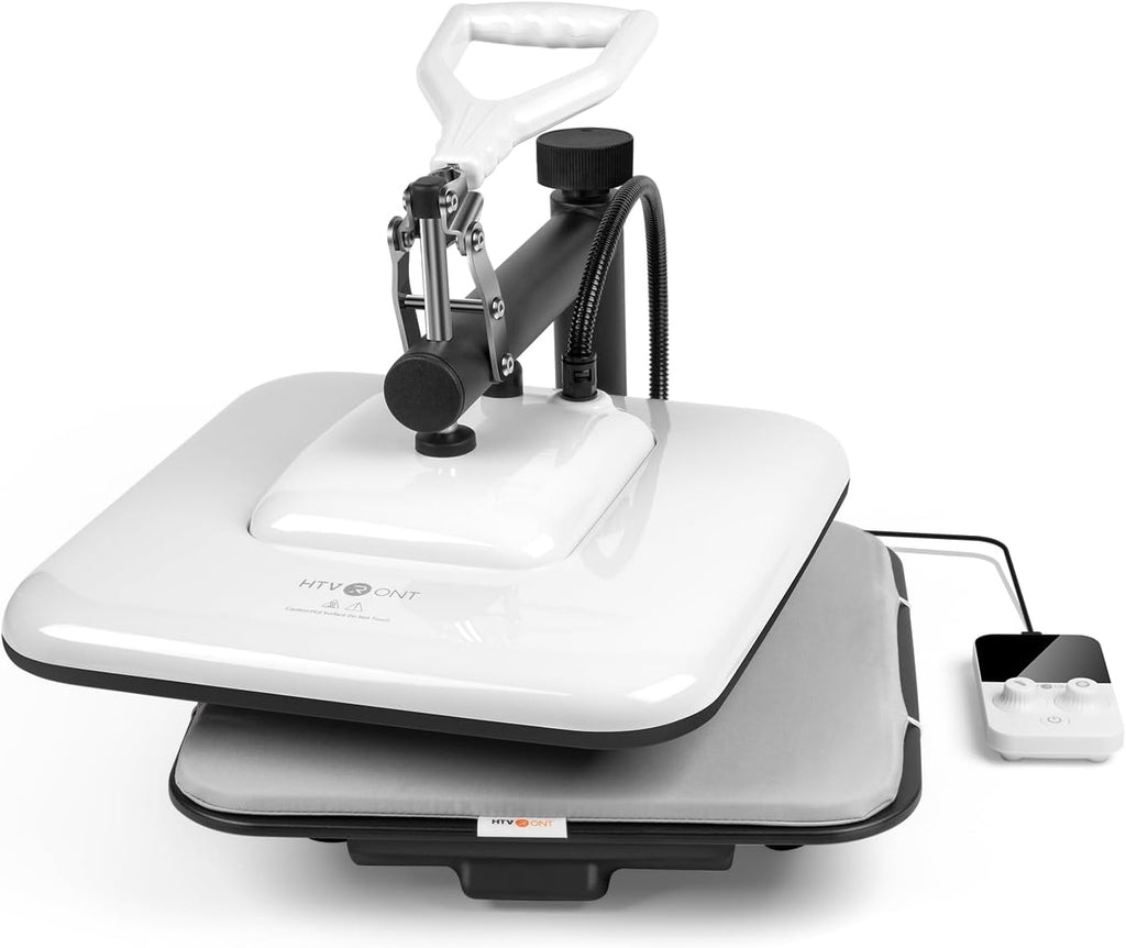 Heat Press Machine for T Shirts - Heat Press 15x15 for Sublimation | DTF, HTV Vinyl Projects| Swing Away Heat Press