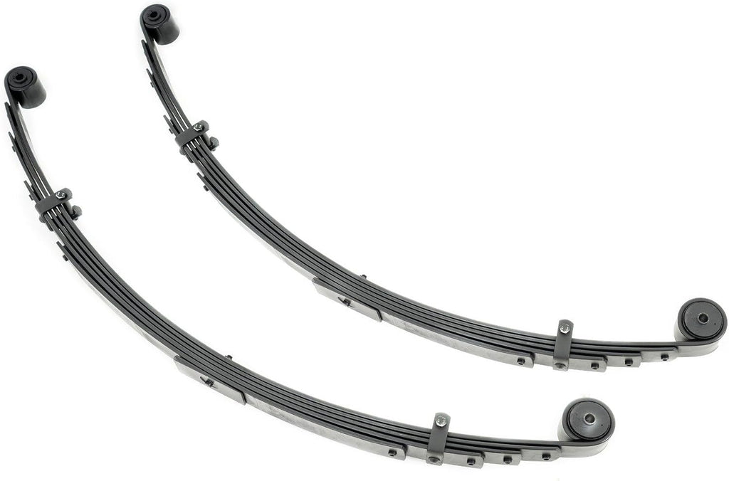 Rough Country 4" Rear Leaf Springs for 1984-2001 Jeep Cherokee XJ - 8047Kit