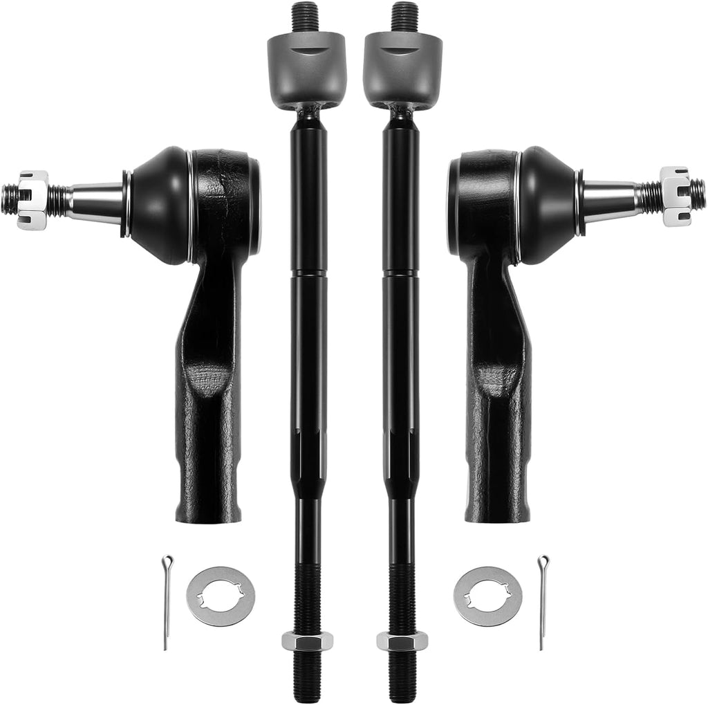 BDFHYK 4PC Inner Outer Tie Rod Kit for Chevy Cobalt 2005-2010