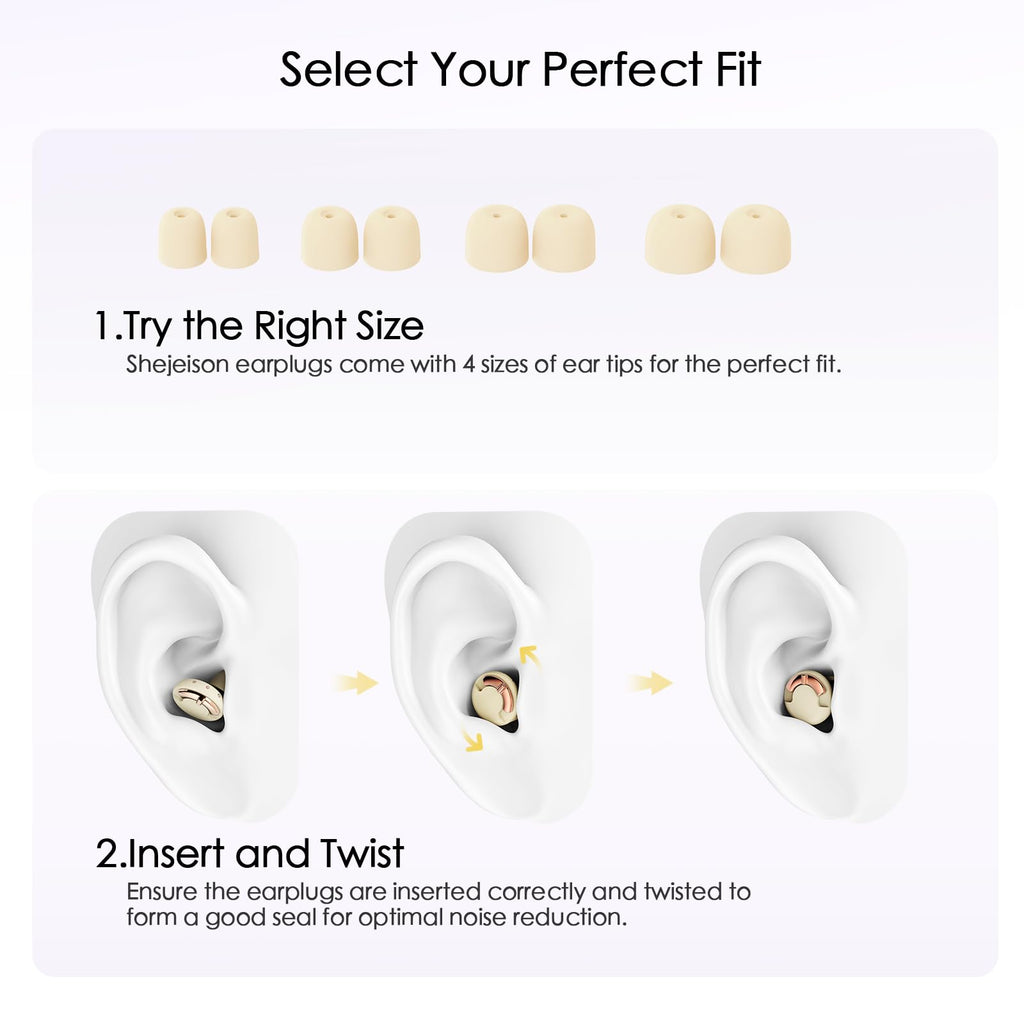 Adjustable High Fidelity Concert Ear Plugs, Hearing Protection