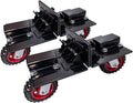 Chicken Tractor Wheels Kit with Lift System, Outdoor Heavy Duty Foldable Swivel Casters Wheels Set of 4, 700 lb Load