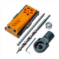 Pocket Hole Jig Kit, Pocket Screw Jig, Woodworking Jigs with Adjustable Depth Drill Guides, 3/8" Drill Bit, Stop