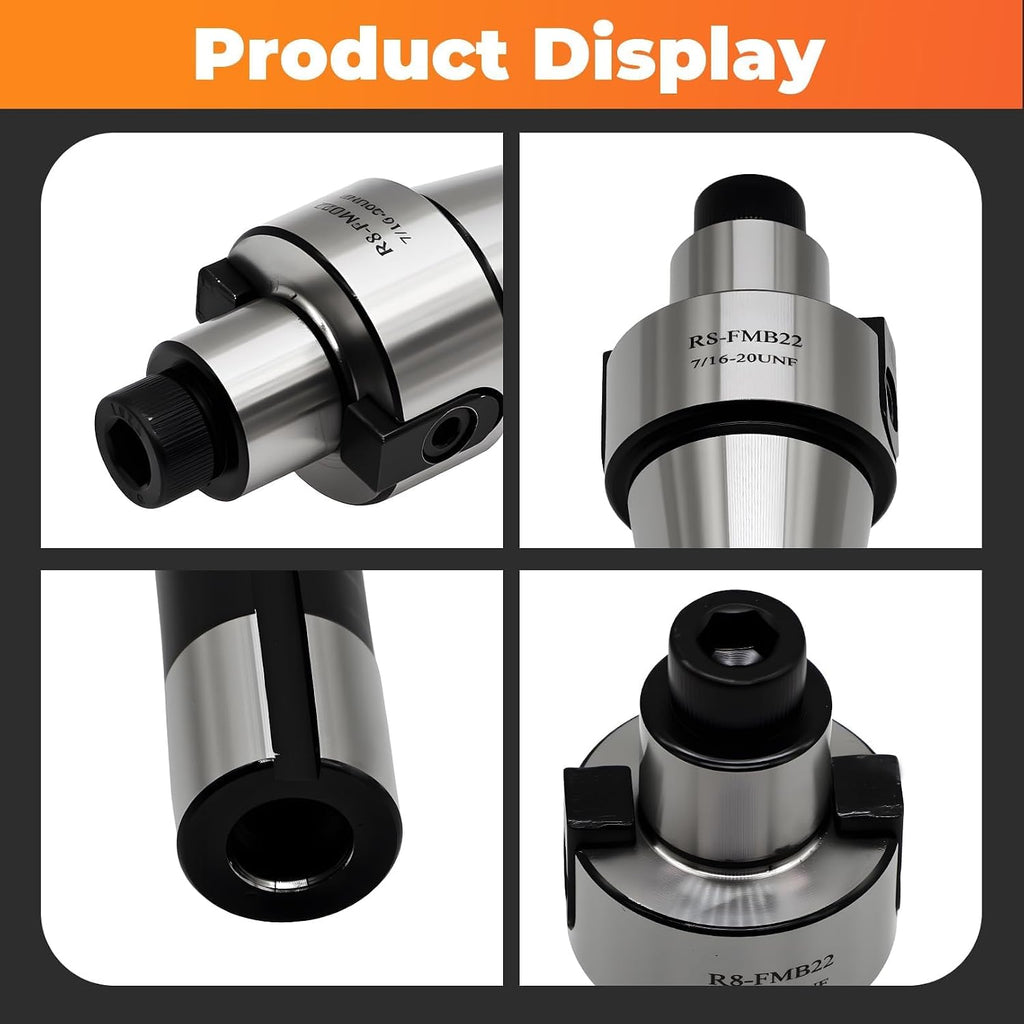 Face Mill Cutter Hard Alloy Inserts R8-FMB22 with Accessories