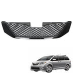 SEBLAFF Front Upper Grille Honeycomb Black Replacement for Sienna