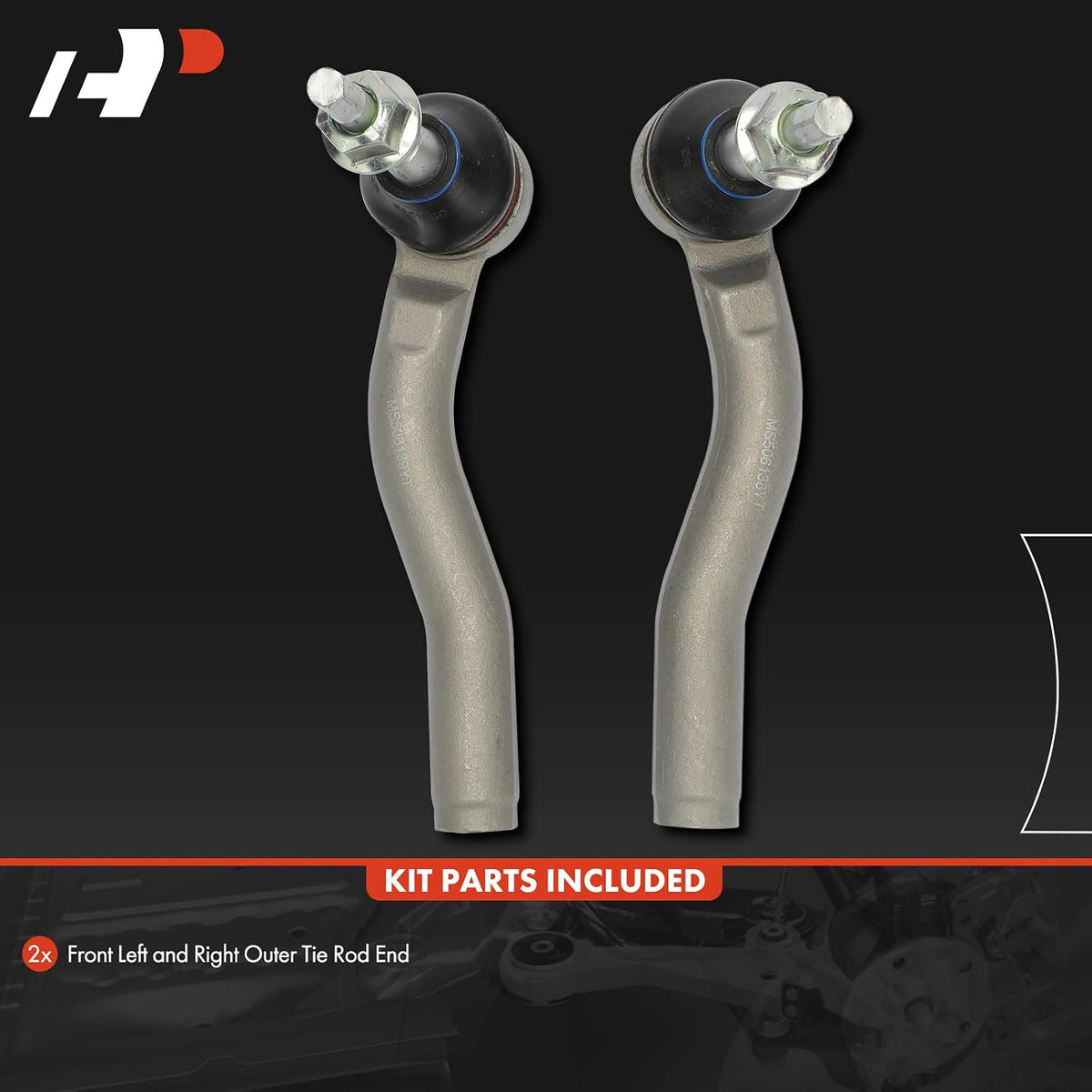 A-Premium Front Outer Tie Rod End, Compatible with Chevy, GMC, Cadillac
