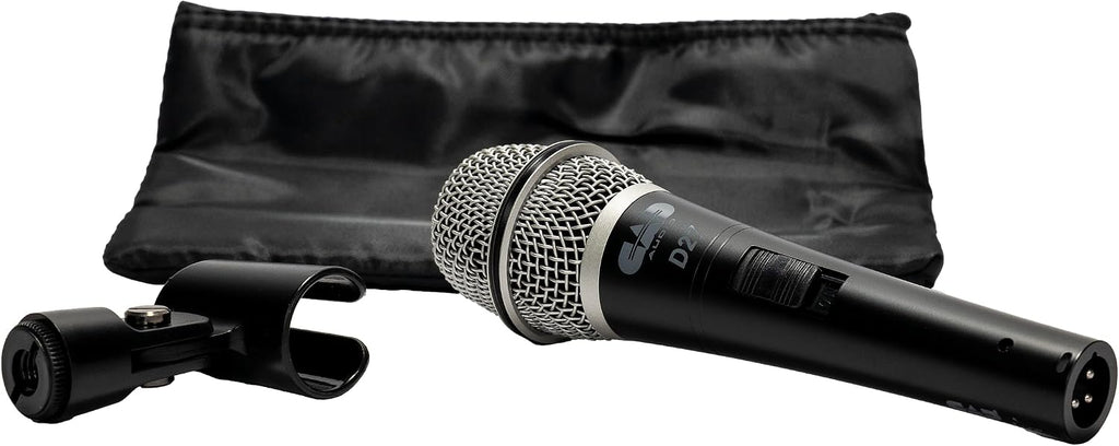 D27 Supercardioid Handheld Dynamic Microphone – QuietTouch On/Off Switch, Neodymium Capsule, Metal Construction