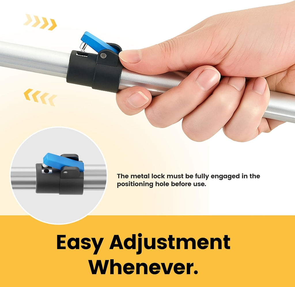 Telescopic Grabber Reacher Tool, 5-Level Adjustable Length (23'' to 41'') - Trash Claw Gripper, Pickup Stick for