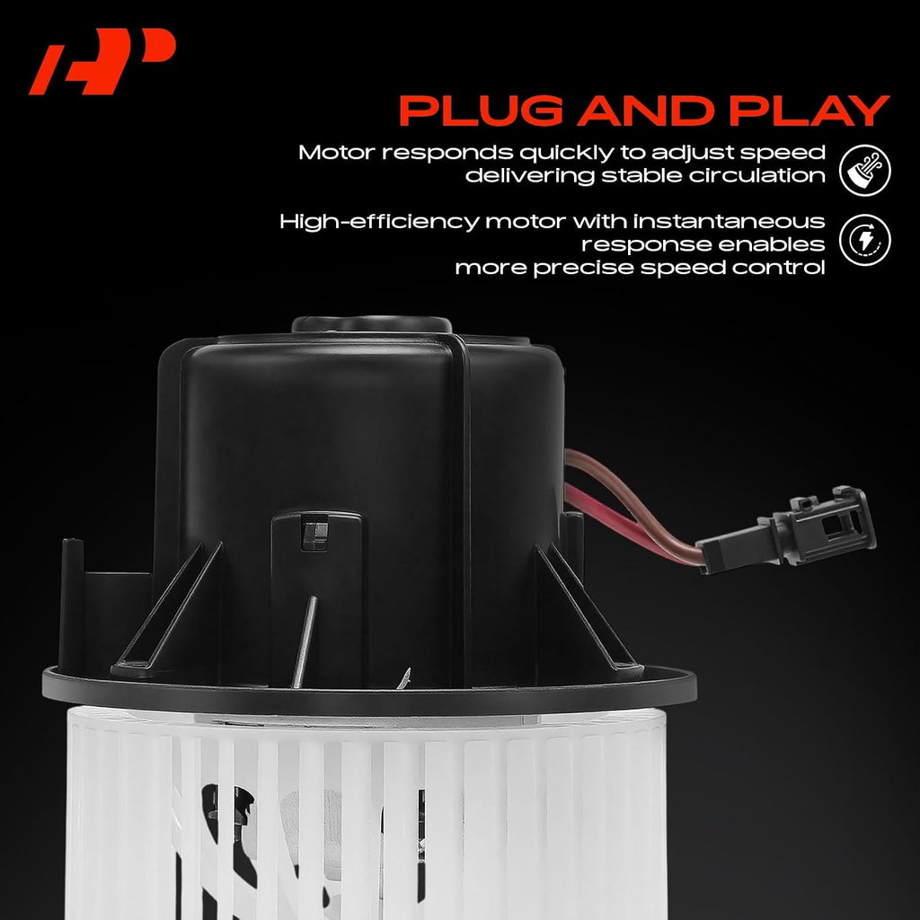 A-Premium Front HVAC Heater Blower Motor with Fan Cage