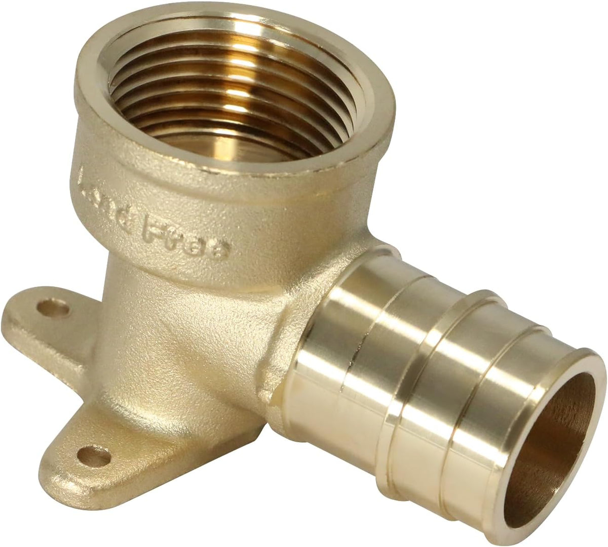 2 Pack XFITTING 1" Pex A x 1" Female NPT Drop Ear Elbow, Expansion Elbow