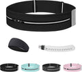 Running Belt for Women and Men, Adjustable Fanny Packs No Bounce Phone Holder for Running with Water Bottle &