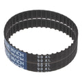 uxcell 2pcs 90XL 037 Timing Belt 45 Teeth Rubber Geared Cogged Belt