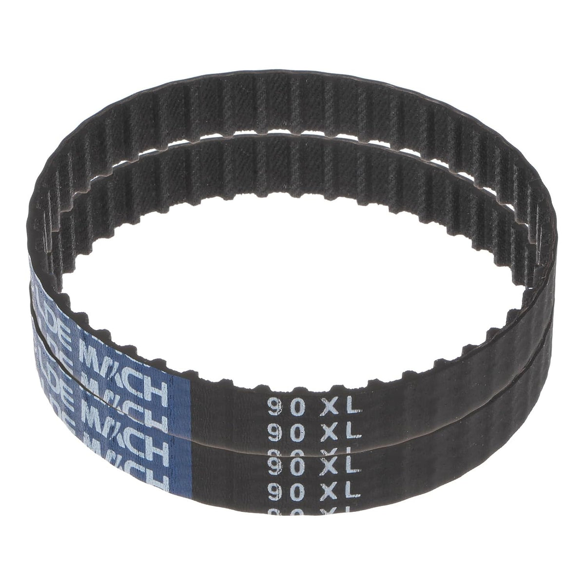 uxcell 2pcs 90XL 037 Timing Belt 45 Teeth Rubber Geared Cogged Belt