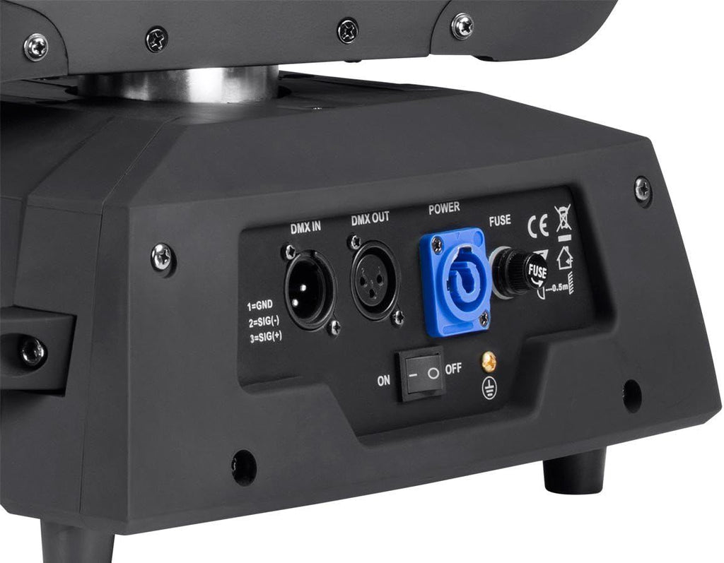 Stage Wash Moving Head Stage Light (RGBW) 36x 10-Watt LEDs, 16-Channel DMX Mode, Touch Screen Menu, With Zoom - Stage