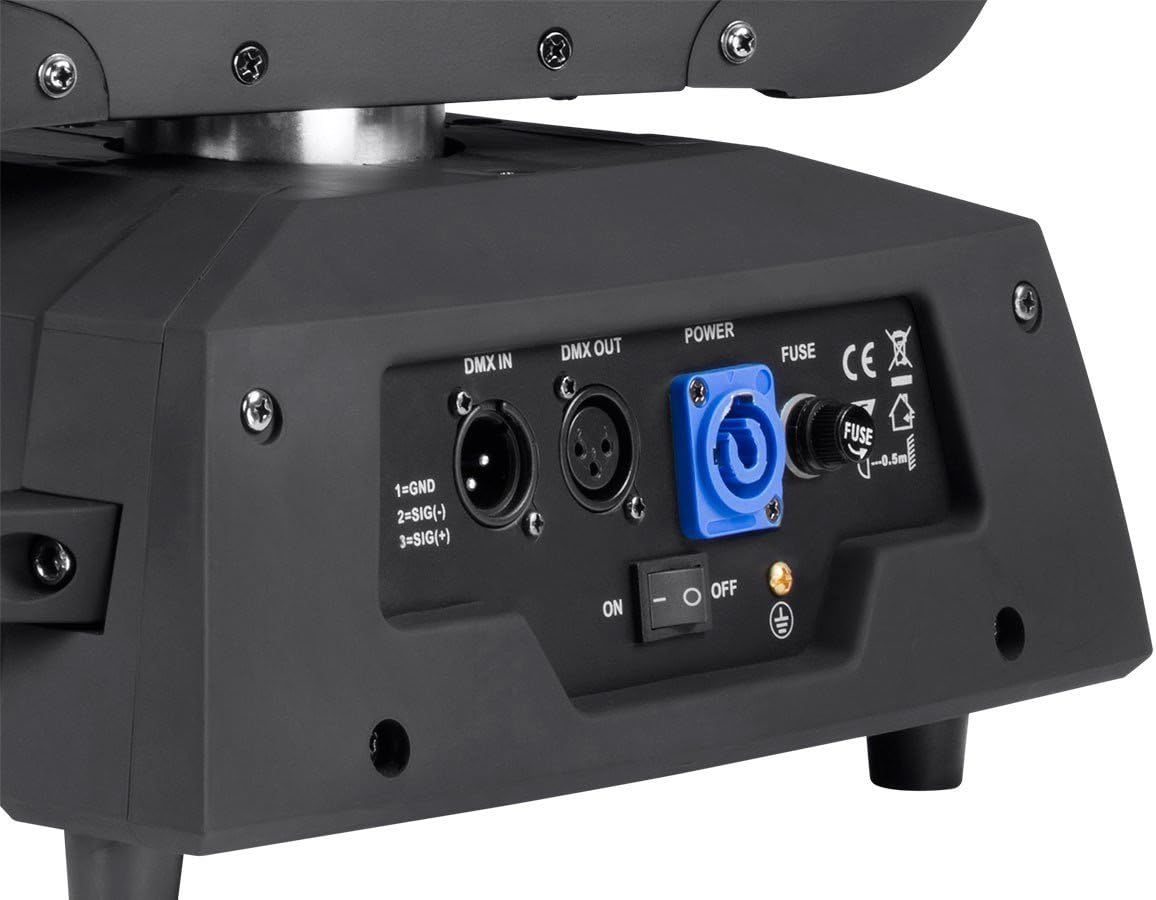 Stage Wash Moving Head Stage Light (RGBW) 36x 10-Watt LEDs, 16-Channel DMX Mode, Touch Screen Menu, With Zoom - Stage