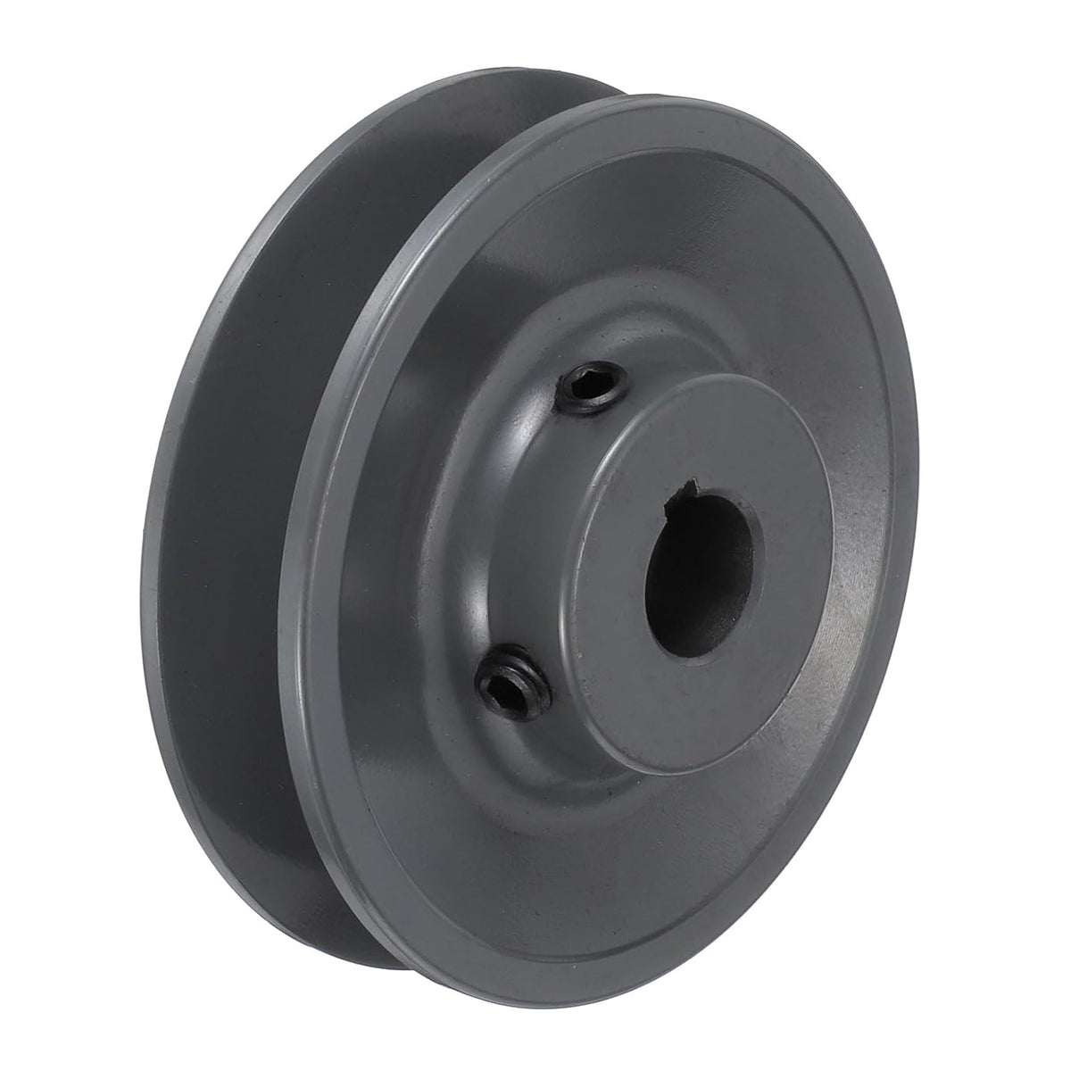 uxcell BK34-5/8 V-Belt Sheave 5/8" Bore, 3.55" OD, Single Groove Web Sheave
