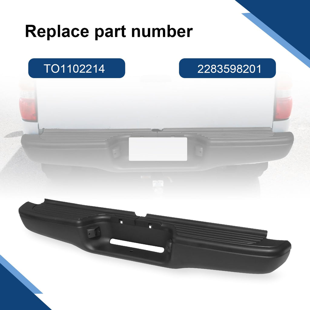 Rear Step Bumper Assembly Replacement for Toyota Tacoma 1995-2004