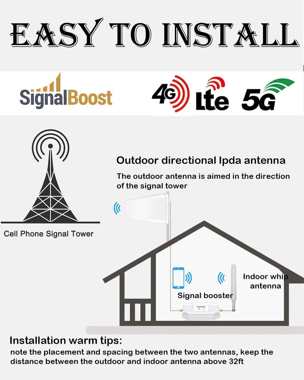 2026 Latest Verizon Cell Phone Signal Booster Verizon Signal Booster Cell Phone Booster 5G 4G LTE Band 13 Cellular