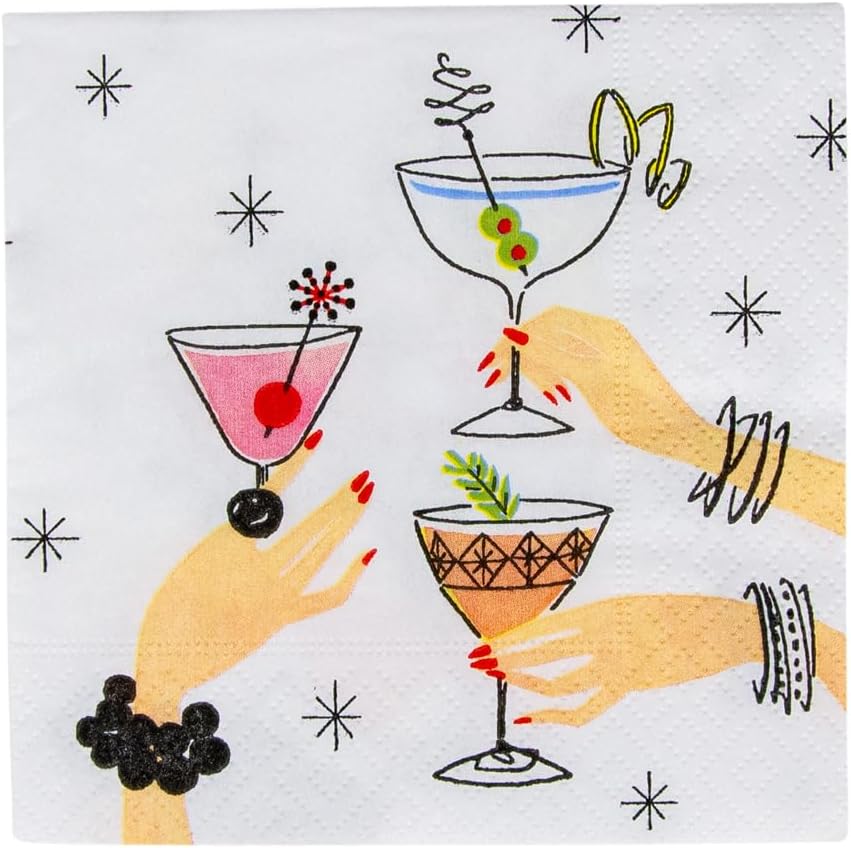 Aperitivo Cocktail Napkins - 20 Per Package