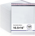 Bubble Mailers 10.5x16, Self Seal Poly Padded Envelopes #5, 100 Pack Bulk