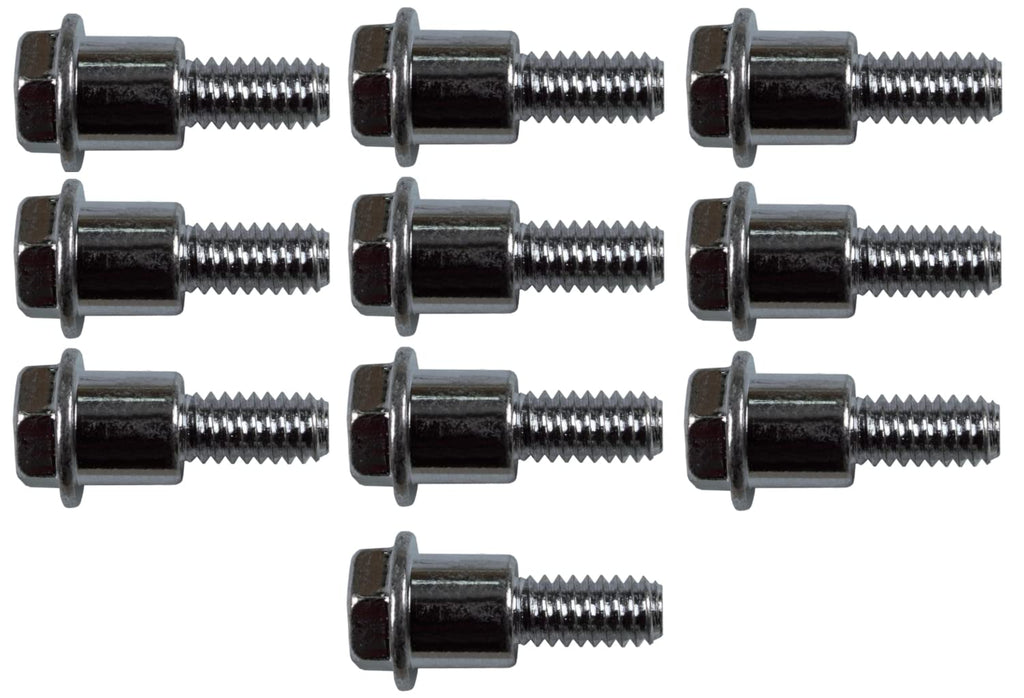 Plastic Adapter 1/4" Shoulder Bolts for Drapery Batons - 10 Pack