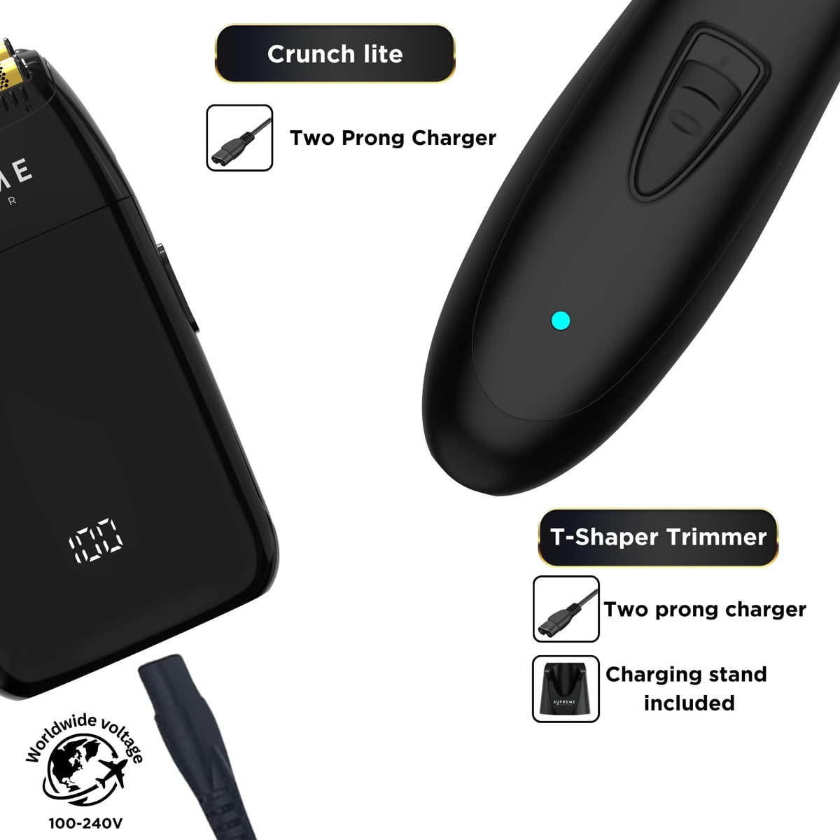 T-Shaper Trimmer & Crunch Lite Foil Shaver Grooming Kit