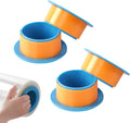 Stretch Film Dispenser Stretch Wrap Holder for 3"Core Blue 2 Pairs