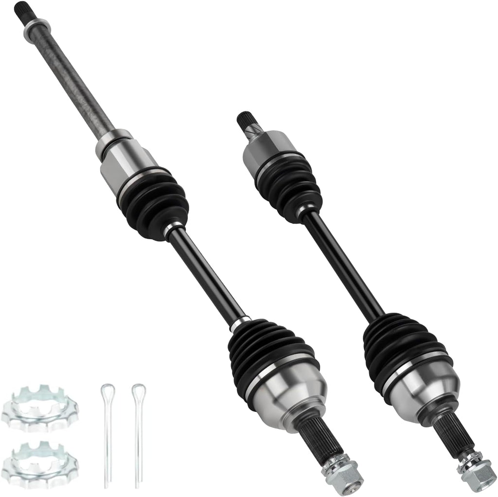 Front Left&Right CV Axle Shaft Assembly Fit for Nissan Altima L4 2.5L 2.5 Sedan(S SL SV SR Base) 2013 2014 2015 2016 2017 2018, (Sedan Only, NOT for Coupe), Replace for 66-6431 66-6417, 2 pcs