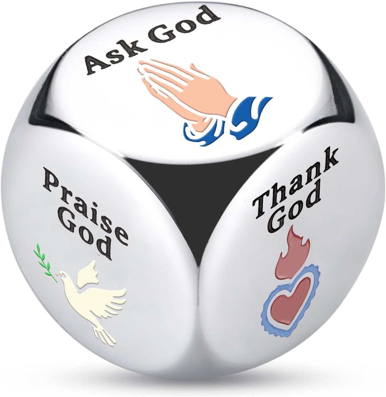 Baptism Gifts for Boys,Christian Dice for Women,Daily Devotional Faith Dice