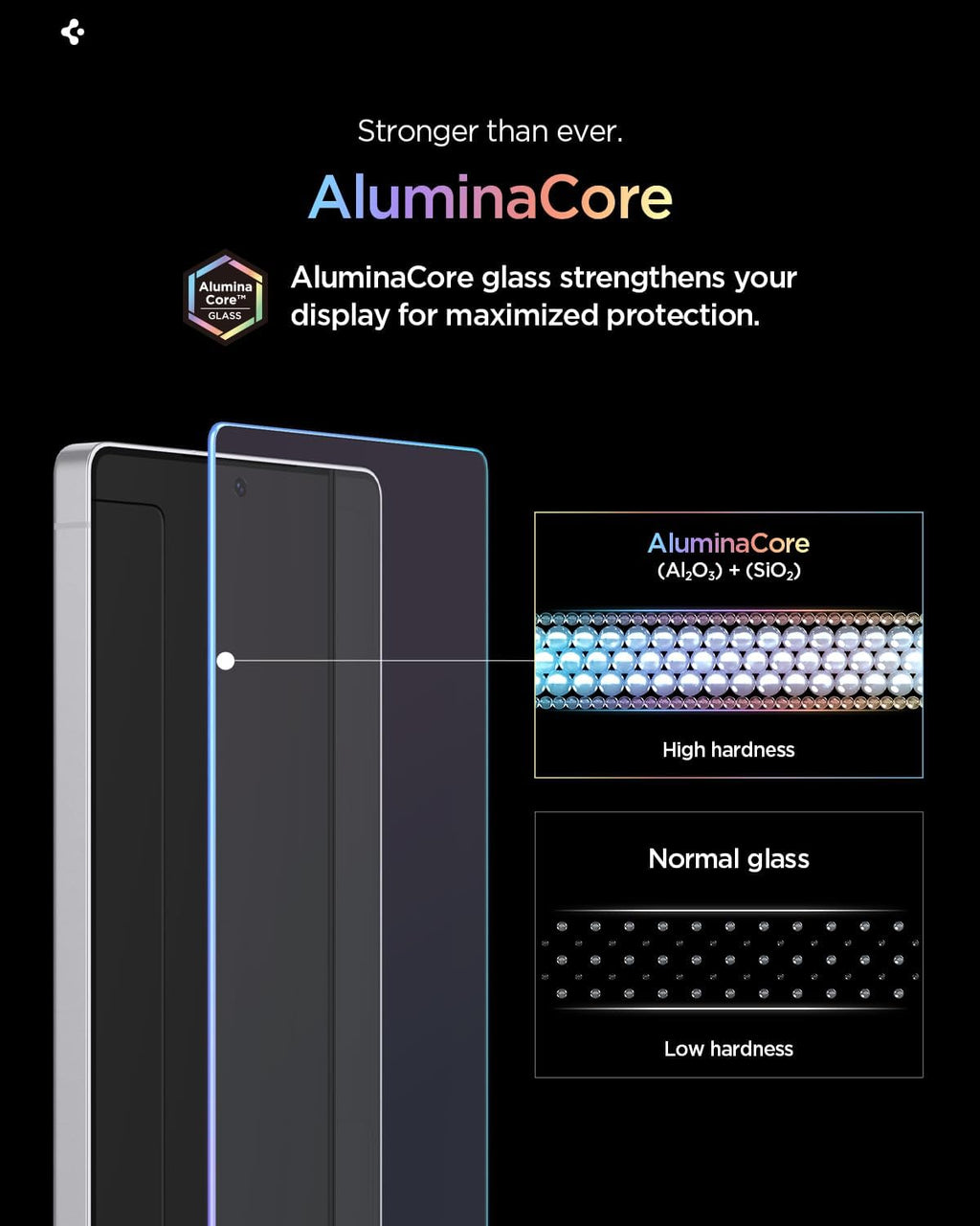 AluminaCore Tempered Glass Screen Protector [Glas.tR EZ Fit] designed for Galaxy S26 Ultra [2 Pack] 10H+ Hardness