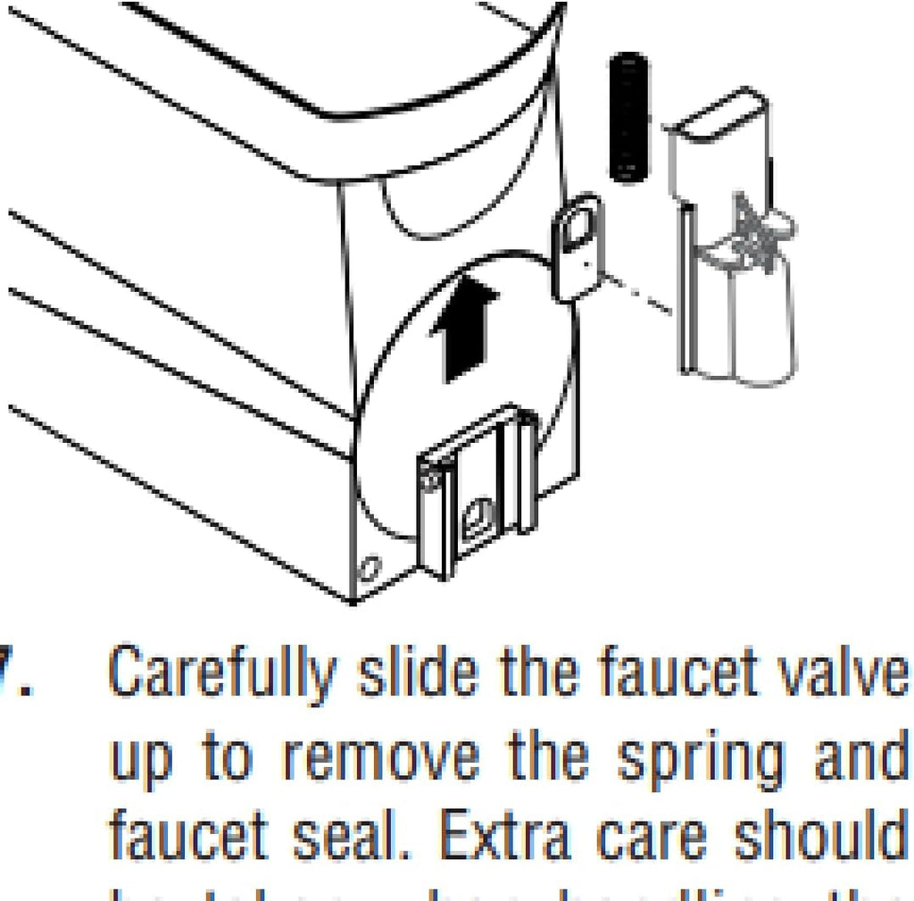 White Faucet Valve, Replaces BUNN 32191
