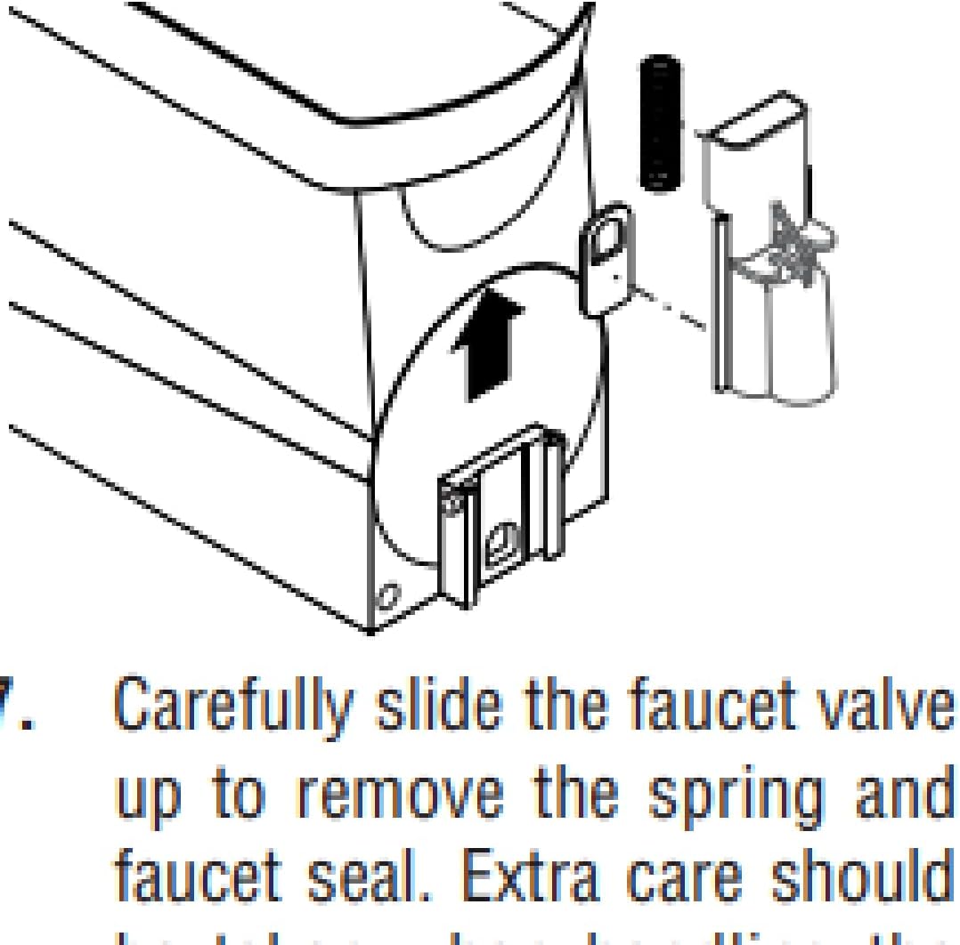 White Faucet Valve, Replaces BUNN 32191