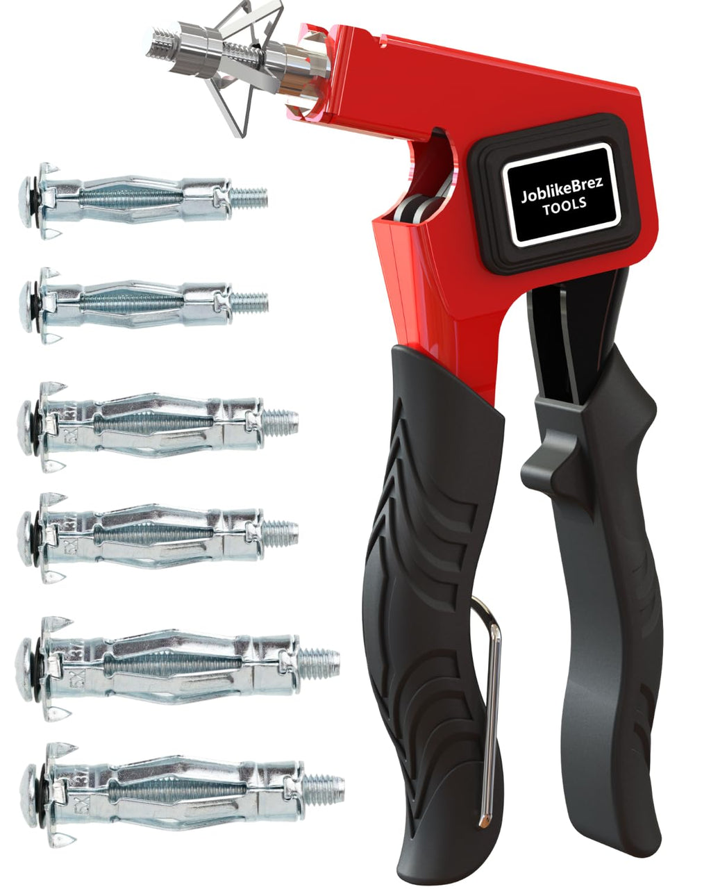 Molly Bolts for Drywall Plaster Walls (0.12"-1.28"), 34 PCS in 3 Sizes, Heavy Duty Hollow Wall Anchors with Setting
