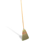 Professional 10 Inch Standard Corn Broom, Natural, Wood Handle