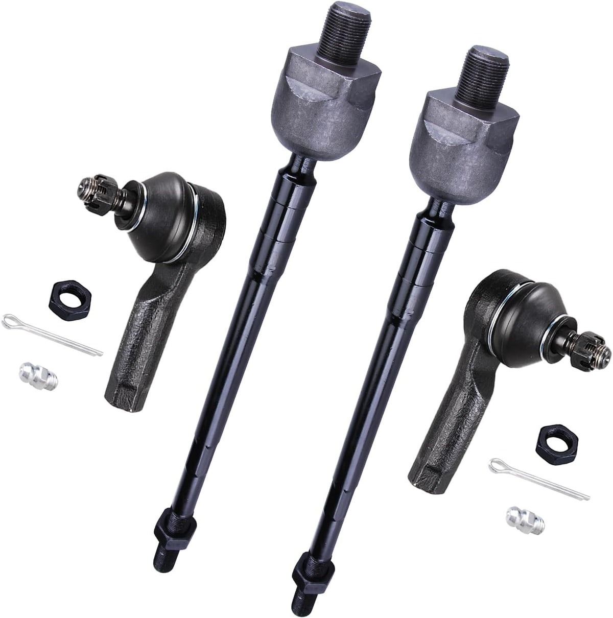 4Pcs Inner and Outer Tie Rod ES3438 EV427 for Nissan Altima 2002-2006