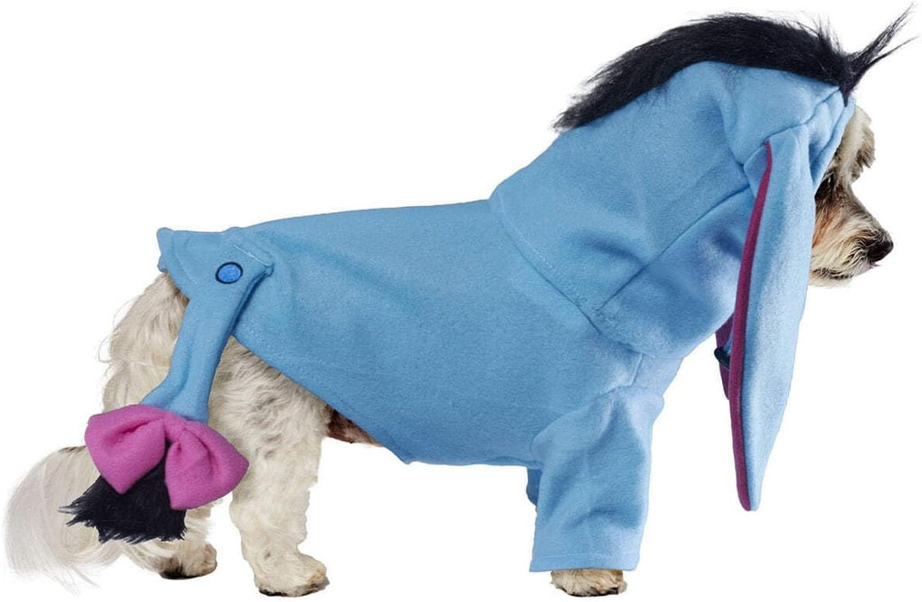 at Party City Disney Winnie the Pooh: Eeyore Pet Costume for For Dogs or Cats by Rubies, Small