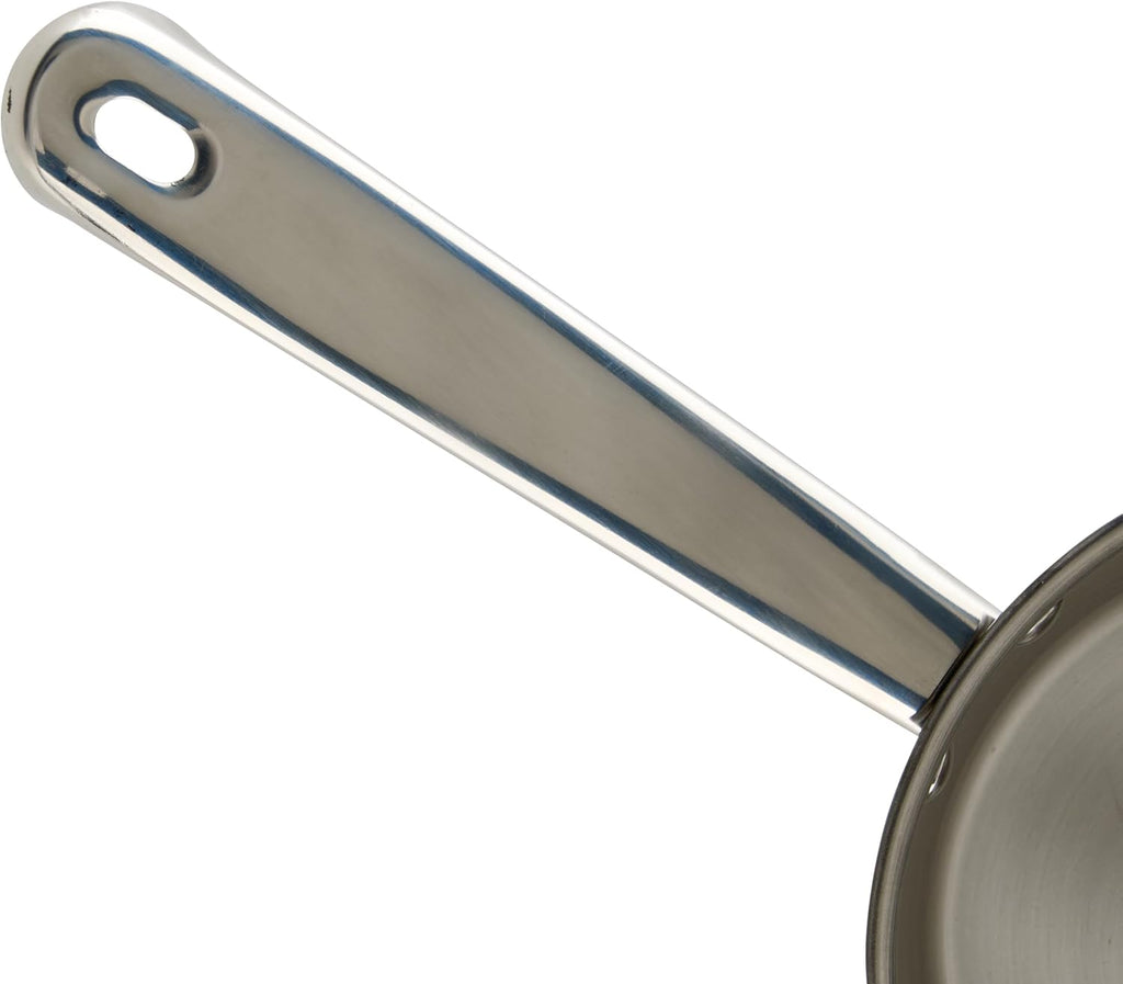 1 1/2 qt Mirror Finish Stainless Steel Sauce Pan with Cover