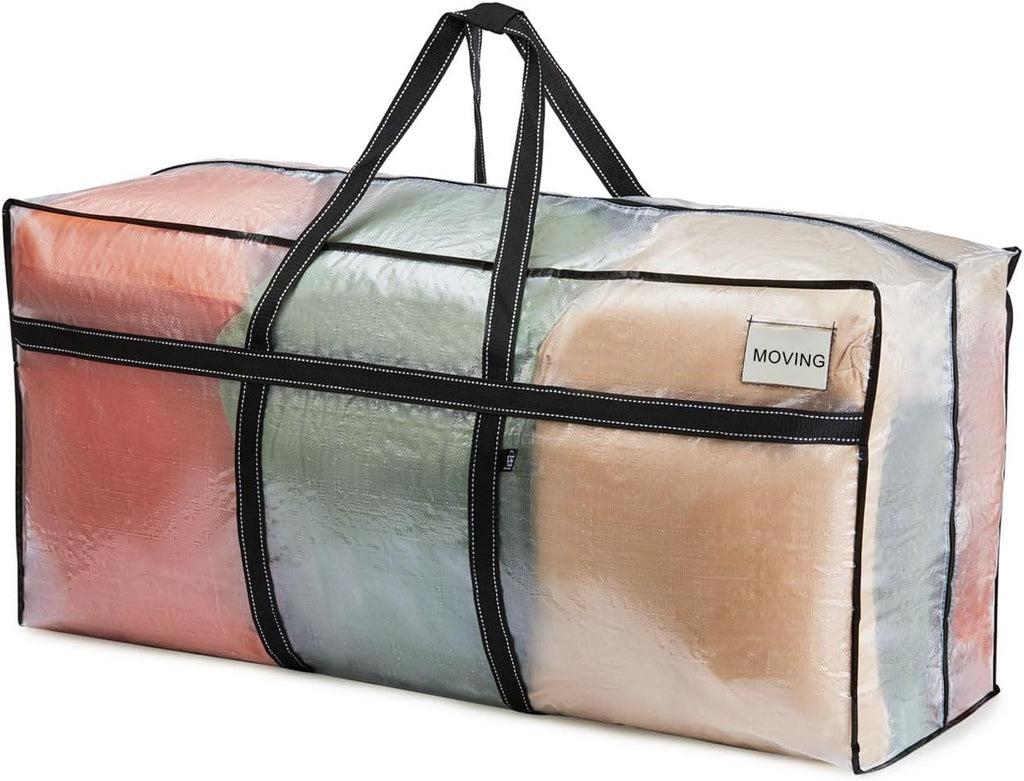 Extra Large Moving Bags, Christmas Tree Storage, Clear, 1 Pack