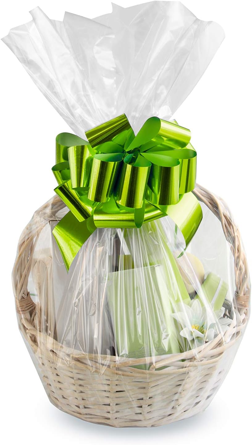 Cellophane Bags for Gift Baskets 18x30 Inches 20Pcs