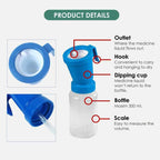Teat Dip Cup, Blue, 300 ml, 2 Pack