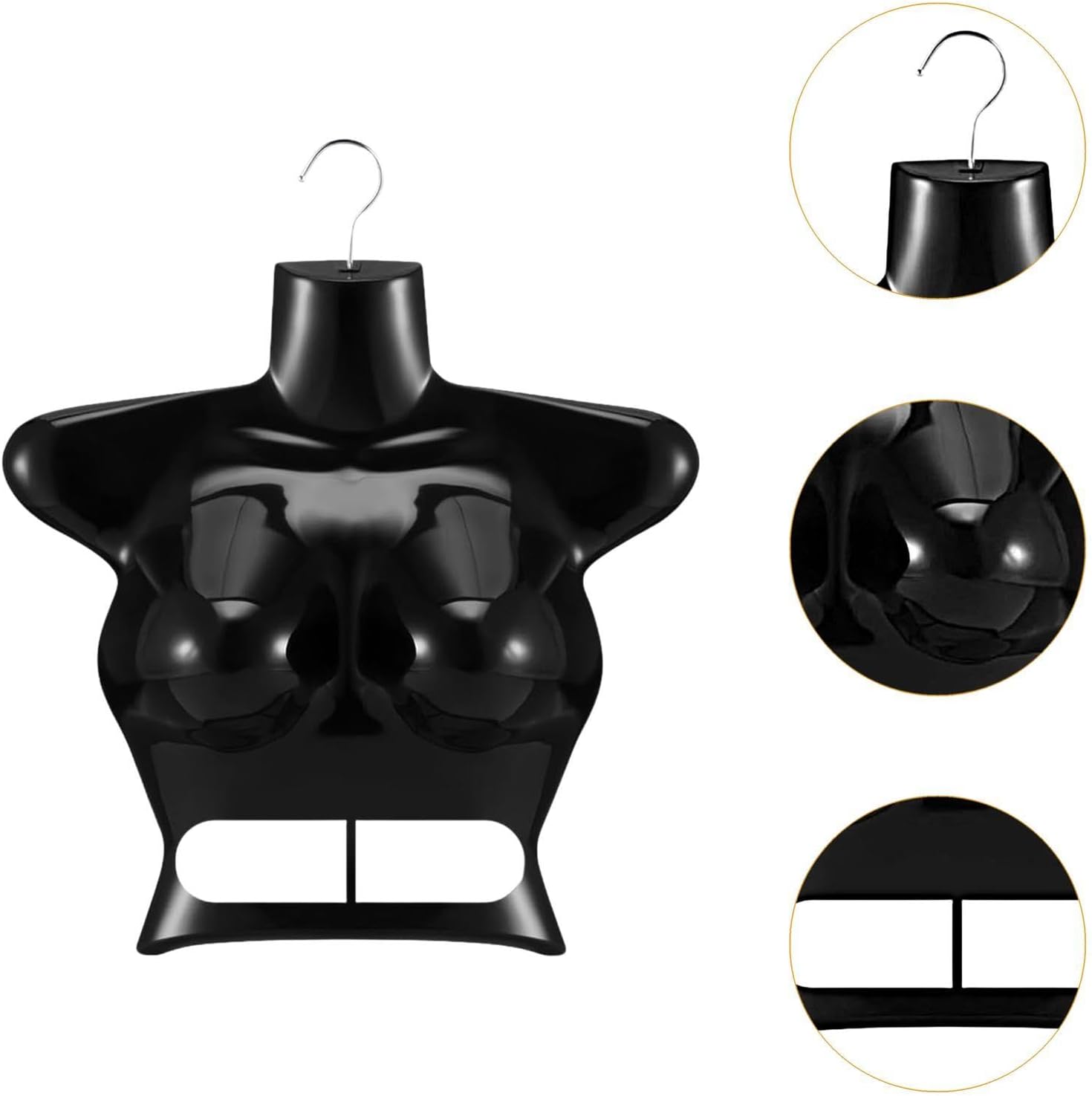 Torso Hanging Mannequin Female Mannequin Hanger Half Body Display Clothing Display Rack Dress Form for Centerpieces