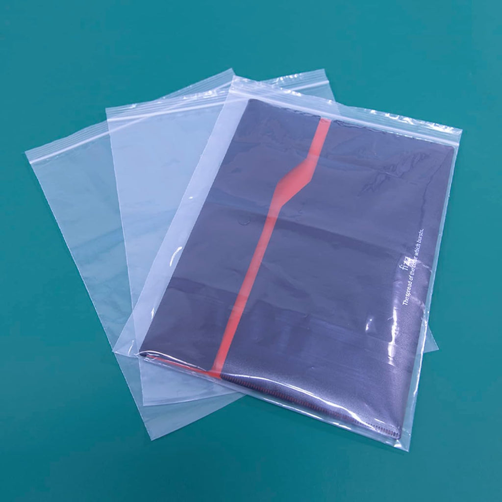 1000 Count - 10" x 13" Reclosable Zip Bags with Lock Seal Zipper