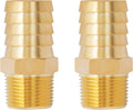 SUNGATOR 3/4" NPT to 1" Barb, Hose Barb Fitting, Air Hose Fitting, 2-PCS