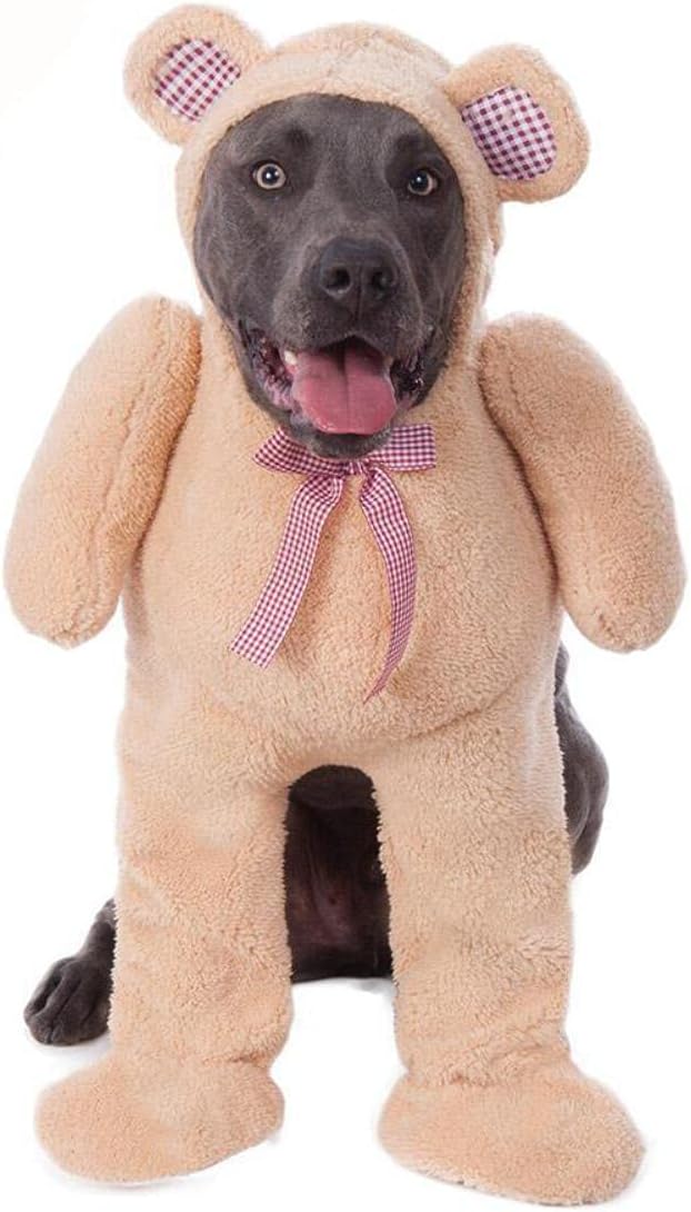 Walking Teddy Bear Pet Costume for Dogs or Cats, XXL