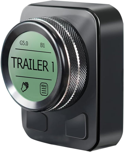 Proportional Trailer Brake Controller, Digital Electric Control | Rotary Knob Adjustment, LCD Digital Display, 1–4