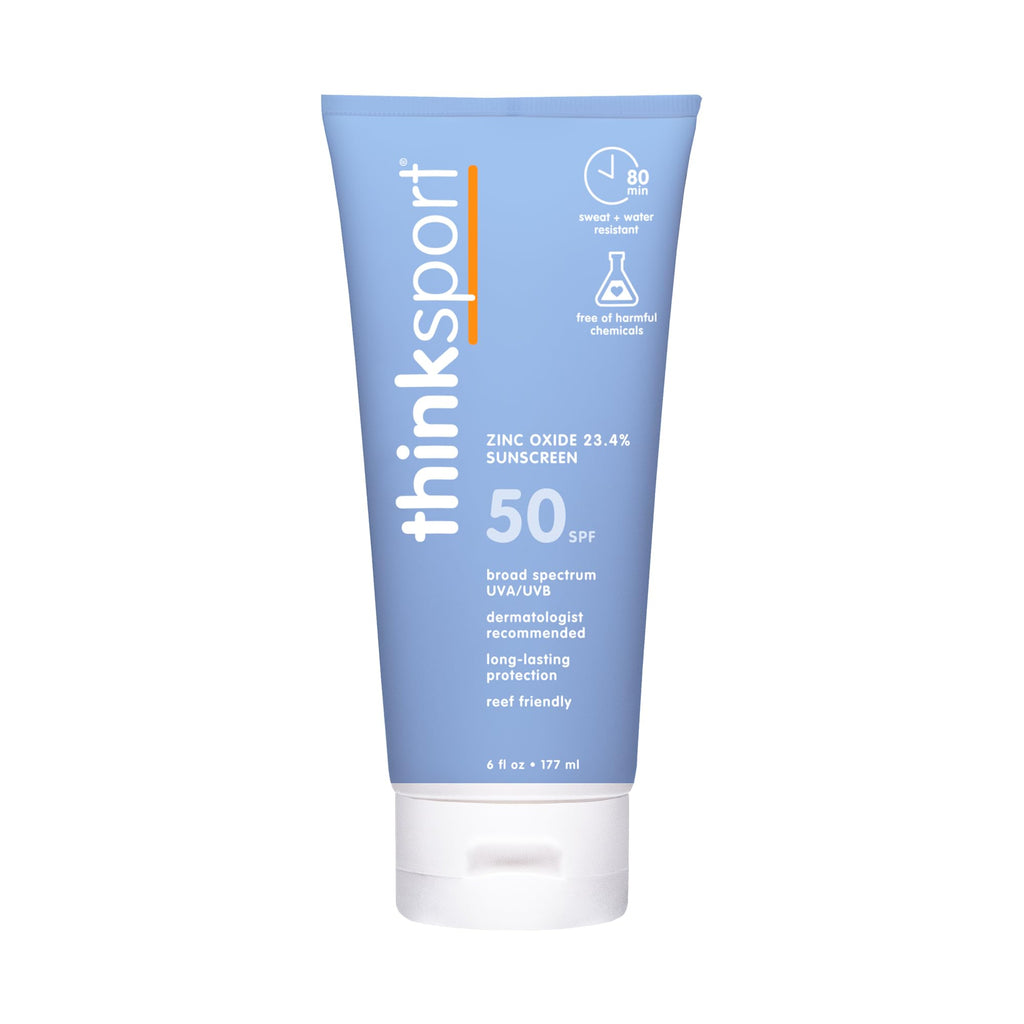 sport Mineral Sunscreen SPF 50+ Zinc Oxide, Water Resistant, 6 Fl Oz