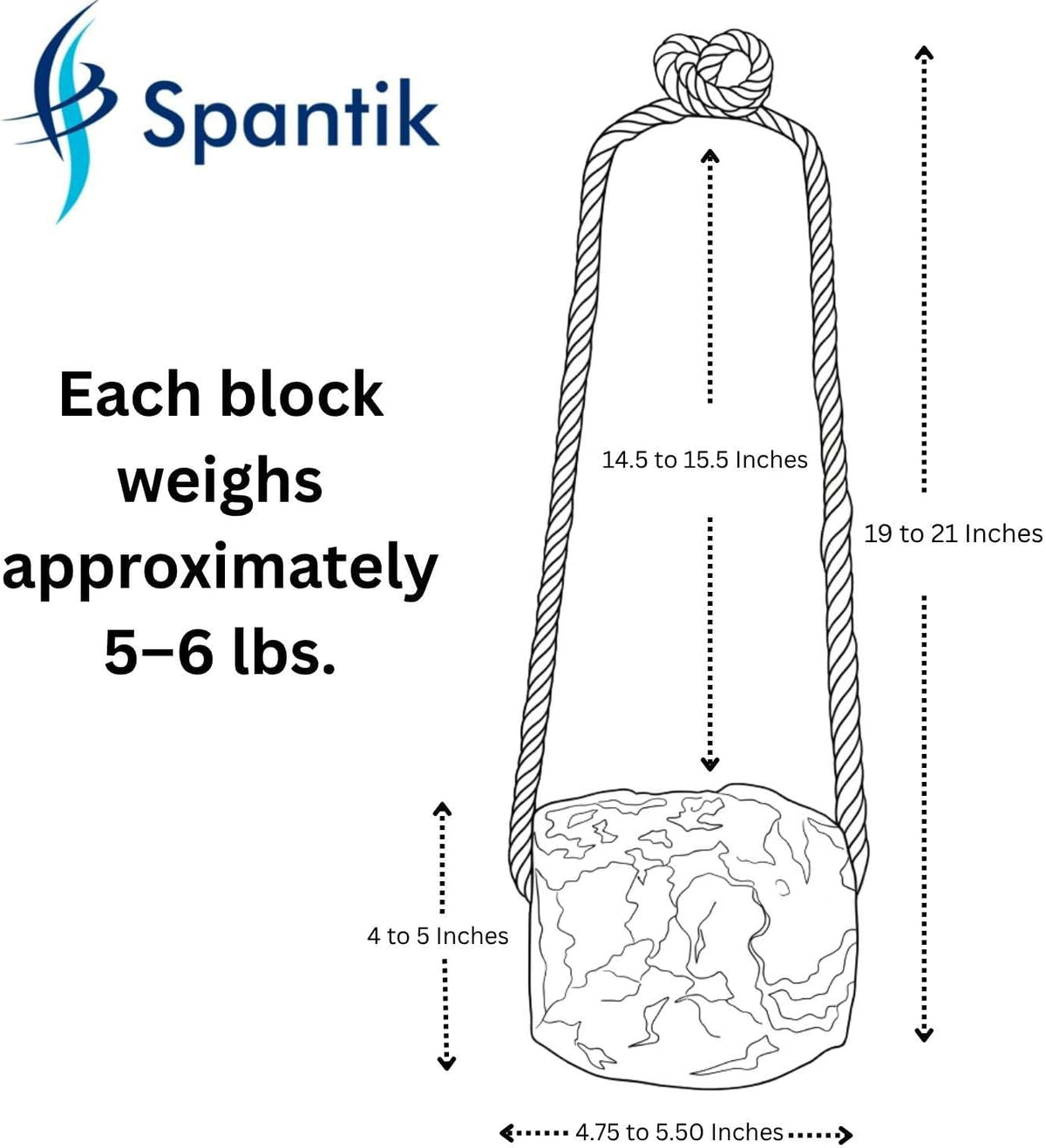 6 lbs Himalayan Salt Lick on Rope for Horse, Cow, Goat, Sheep, Deer and Livestock Animals - 2 Pack